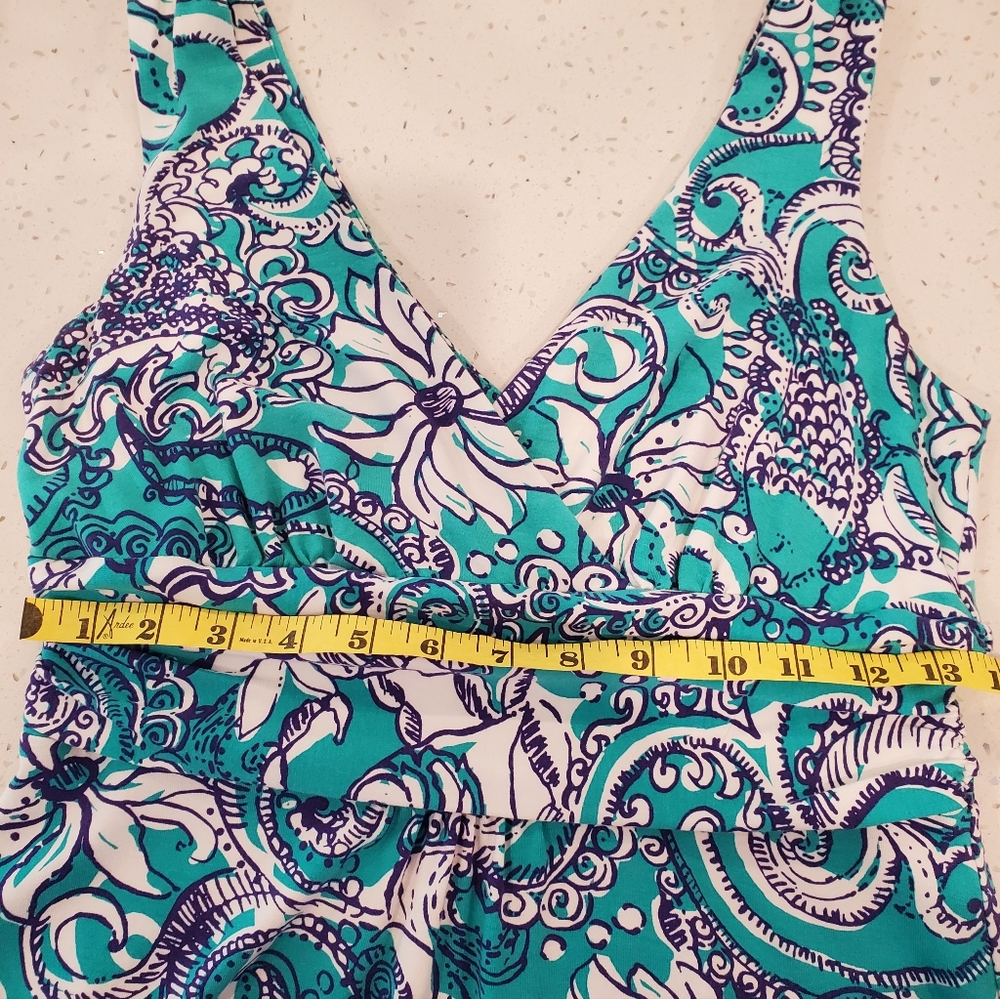 Lilly Pulitzer sundress with flattering waist band - Picture 5 of 5